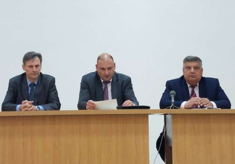 От ляво надясно: старши комисар Илиян Иванов, главен комисар Димитър Кангалджиев и старши комисар Пламен Иванов