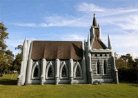<p>Надуввема църква в Сандан, Англия<br />Това е първата надуваема църква