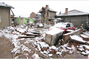 	Спукана тръба от газопреносната мрежа в Севлиево и изтичане на